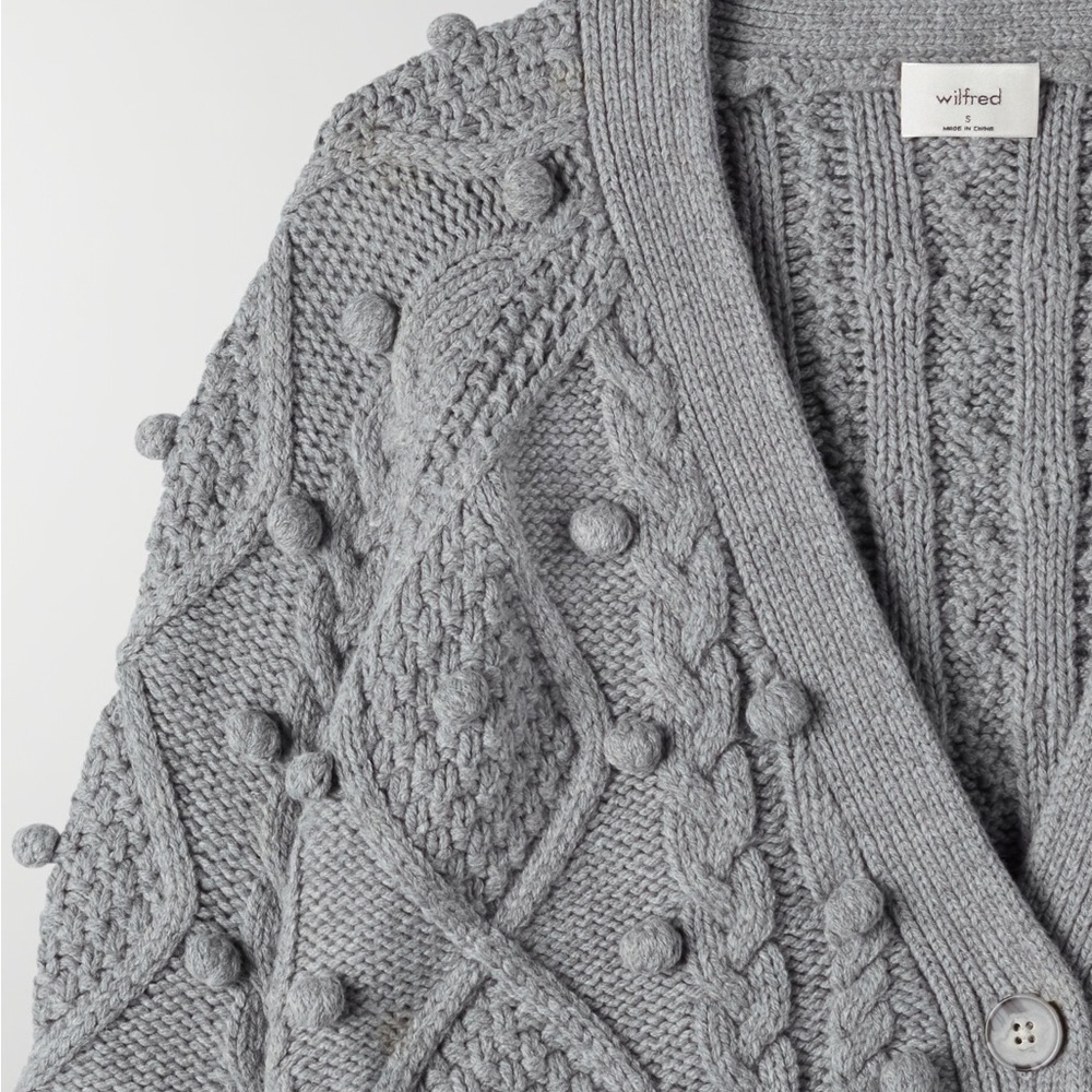 Wilfred Alps Cardigan Merino Wool & Cotton